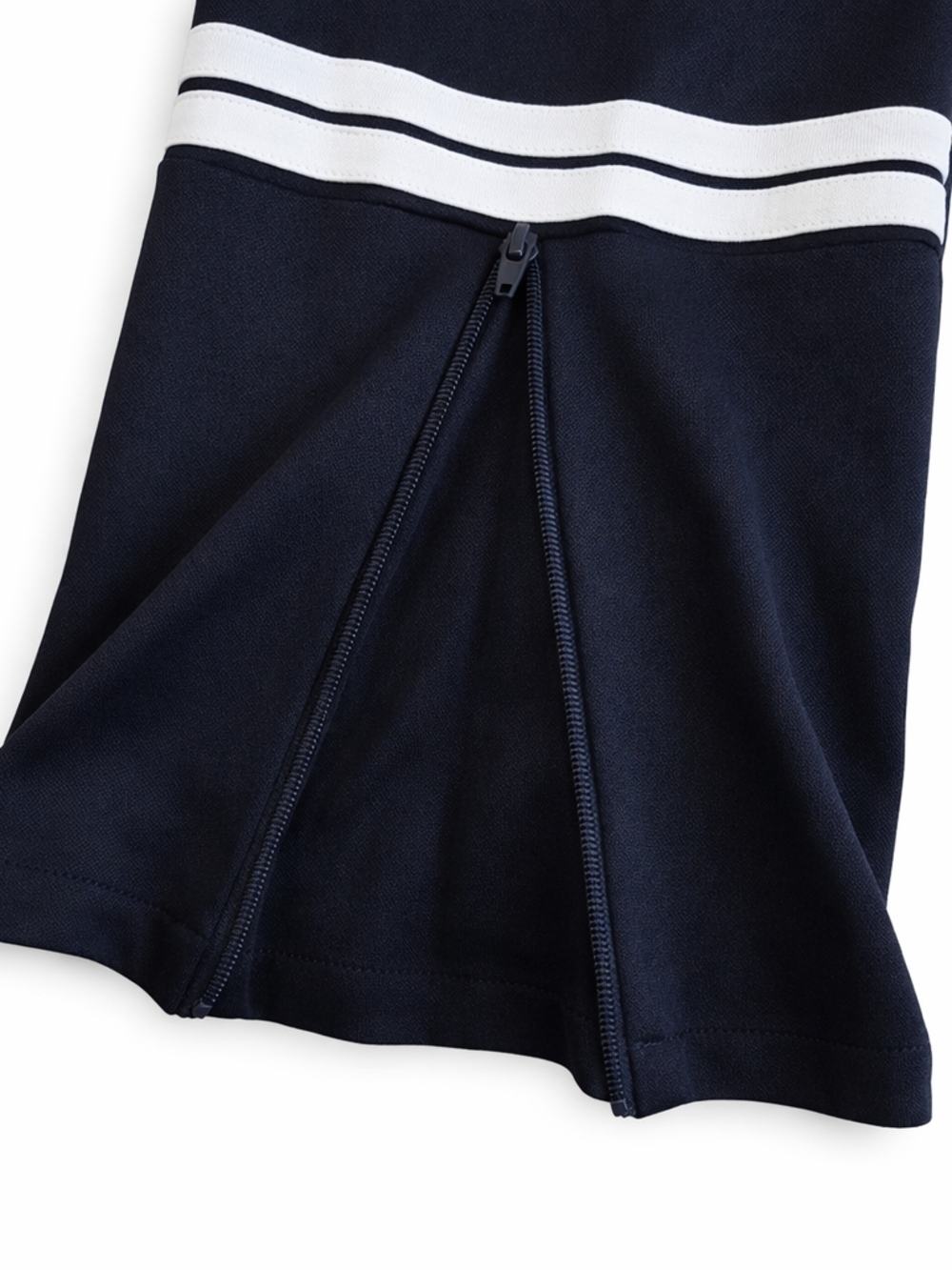 Sergio Tacchini Black Dress-Style Track Pants with White Logo - Picture 5 of 7